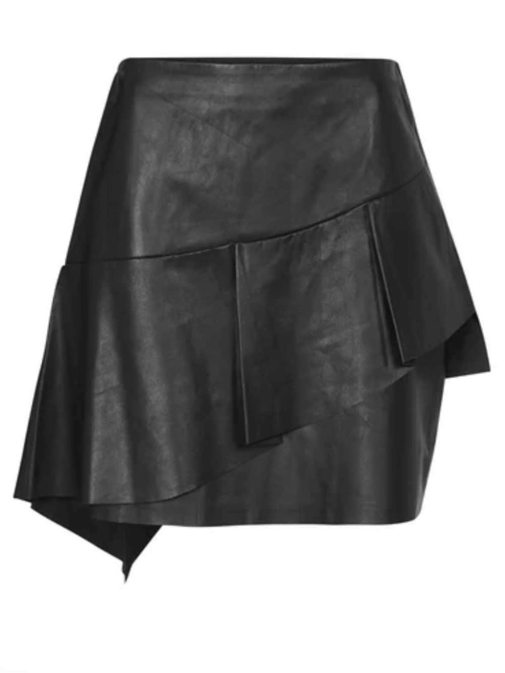 100% Lambs Leather Joie Mini Skirt